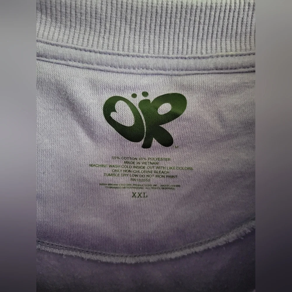 Olivia Rodrigo Vampire Sweatshirt XXL Purple Lavender Sweater Shirt 2024 Merch - Picture 2 of 3